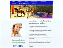 Tablet Screenshot of microbusesorejuela.com